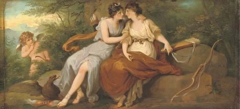 Angelika Kauffmann - Giove e Callisto 1